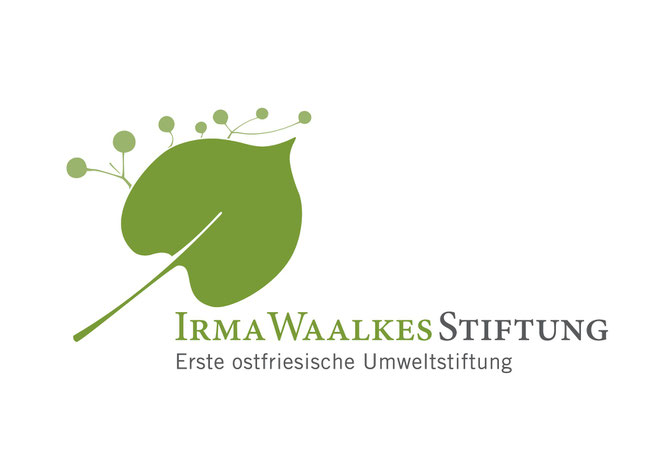 Logo der Irma Waalkes Stiftung.