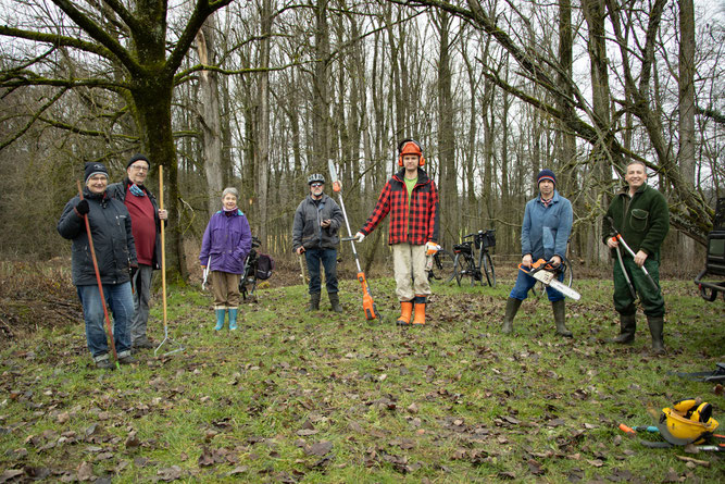 Fleißige Helfer (Foto: B. Budig)