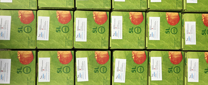 Jetzt wieder erhältlich: Apfelsaft von Bergkirchener Streuobstwiesen (NABU - Hille, 2025)