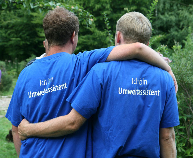 Umweltassistenten stärken unser team. Foto: NABU Umweltpyramide