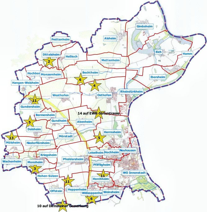 Übersicht Steinkauzröhren, Karte Udo, OSM