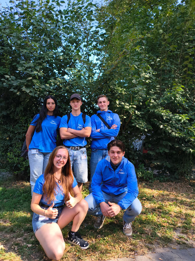 Foto (NABU): Die aktuellen Werbebotschafter*innen für den NABU Herford (Stand 27.8.25)