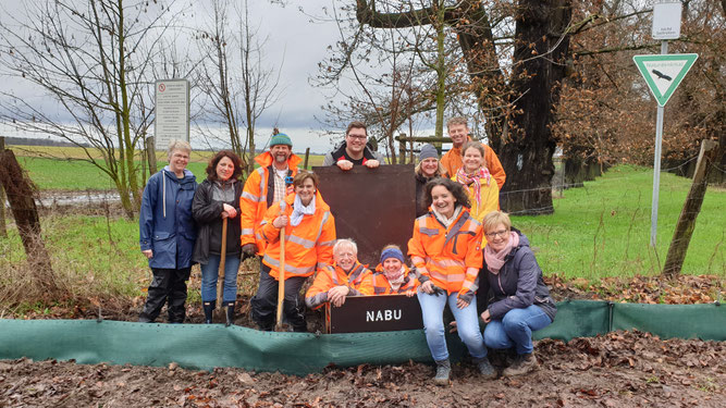 Amphibienrettung / Foto: NABU