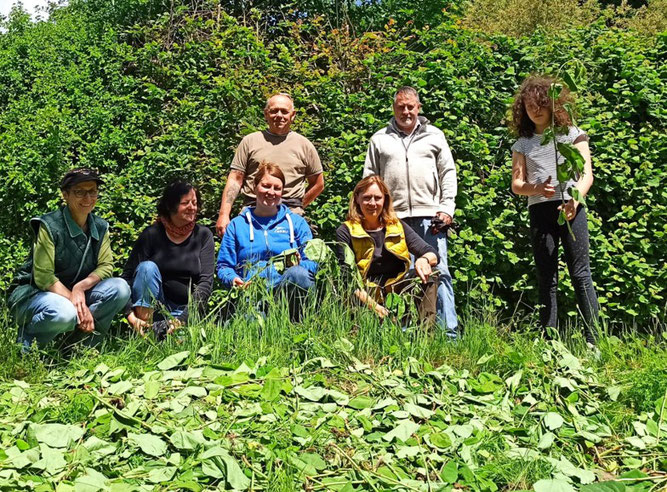 Nach getaner Arbeit  Foto: Bernadette Nickl