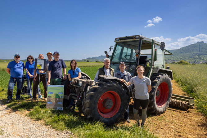 Projektvorstellung, mehr Artenvielfalt in der Feldfur. Foto NABU B.E.
