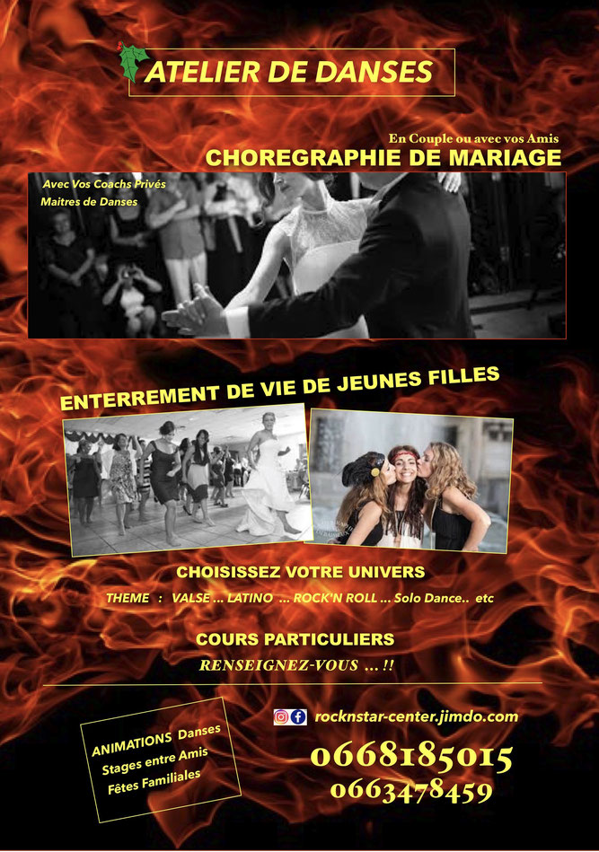 Cours privés de danse à Montluçon et Désertines - mariage, anniversaire, enterrement de vie de jeunes filles