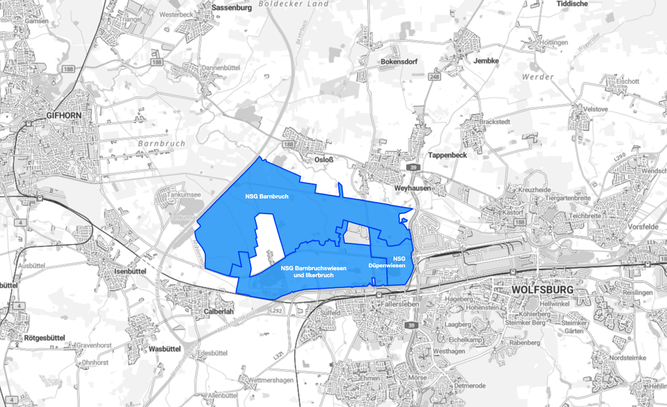 Karte auf Basis der Umweltkarten Niedersachsen https://urls.niedersachsen.de/179b6