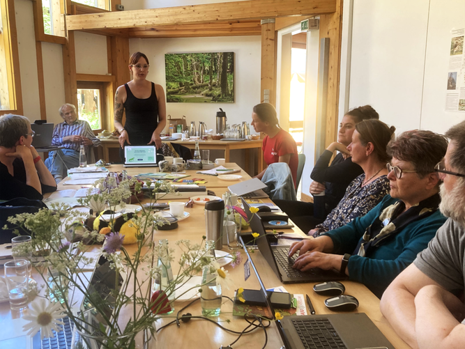 BFA-Umweltbildung und Kommunikation, Treffen in der Blumberger Mühle (Foto: Carola Preuss).