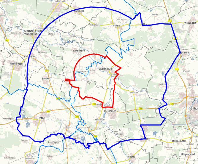 Quelle der Karte: Landkreis Gifhorn