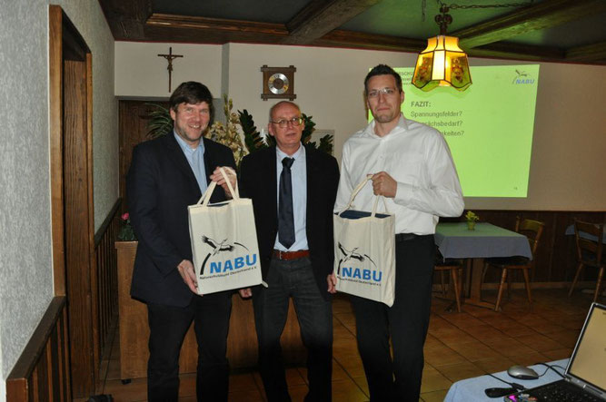 V.l.n.r. MdL Markus Rösler, Kreisvorsitzender Michael Salomon und MdL Kai Schmidt-Eisenlohr (Foto: Karl-Heinz Ott).