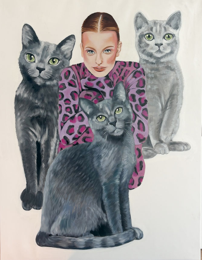 Mara, oil & canvas, 100 x 130, 2025