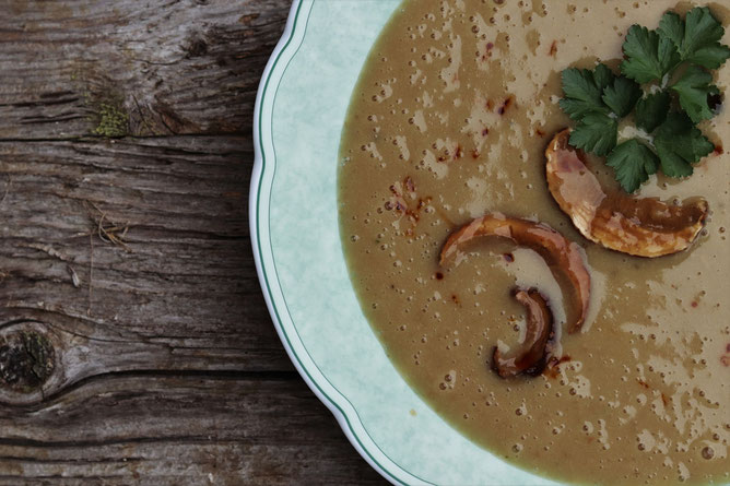 cremige Steinpilzsuppe