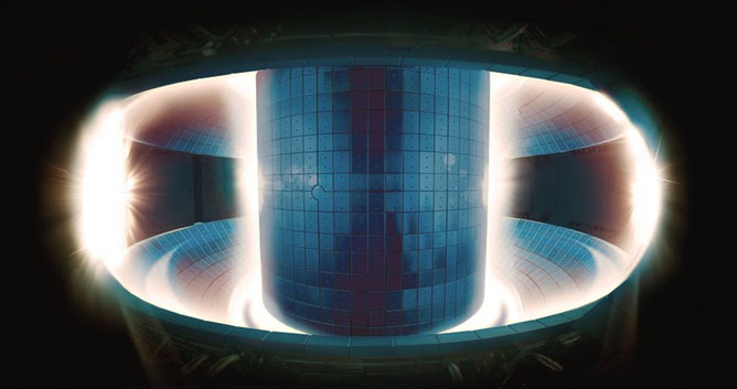 Plasma au sein d'un tokamak