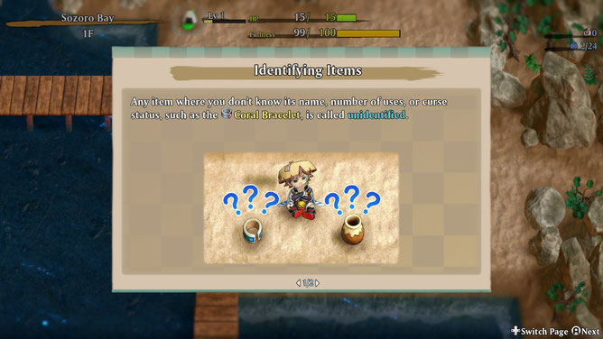 Game screenshot showcasing a tutorial.