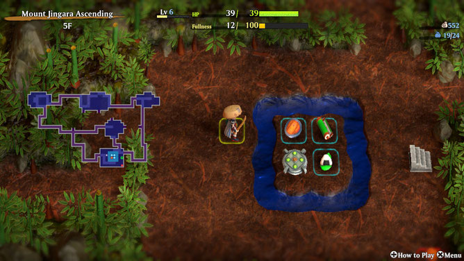 Game screenshot showing rare items surrounded by water.