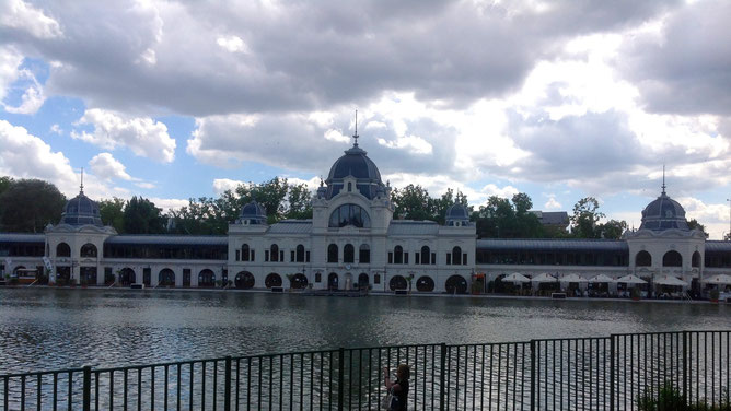 Искусственное озеро, которое зимой превращается в городской каток.
