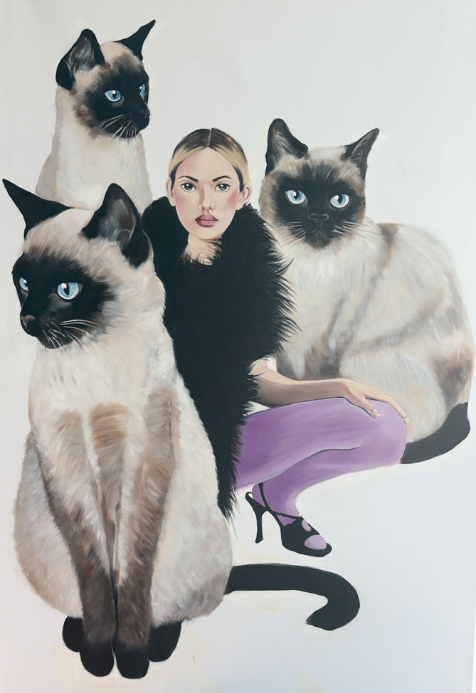 Yunna, oil & canvas, 100 x 150 cm, 2025