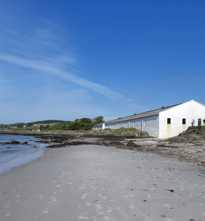 The inoperative Port Ellen Distillery on Islay