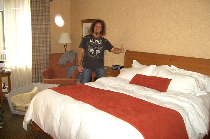 UNSER ZIMMER IM *DELTA BARRINGTON* HOTEL