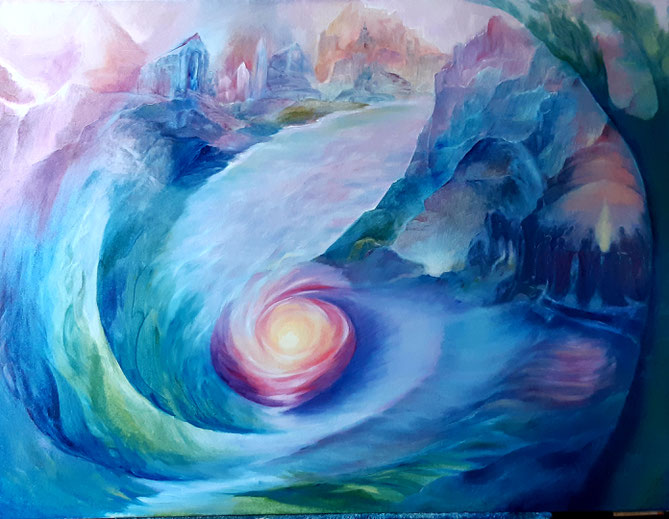                                                                   Terra aurea 2024 - oil on canvas cm 60x80