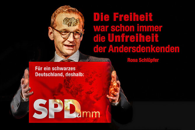Heiko Maas, SPD, Freiheit, Unfreiheit, Satire