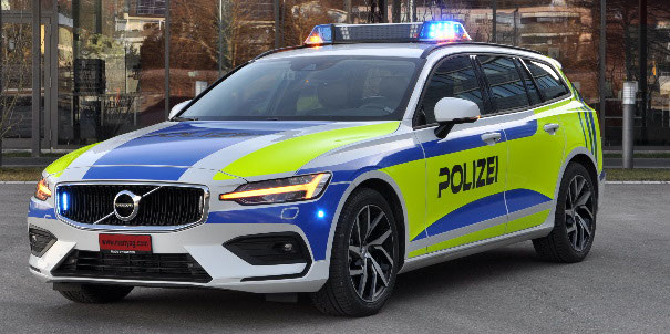 Polizeifahrzeuge Stadtpolizei Kantonspolizei Marty