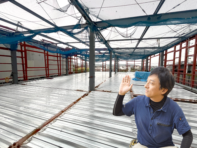 工場の鉄骨製作について