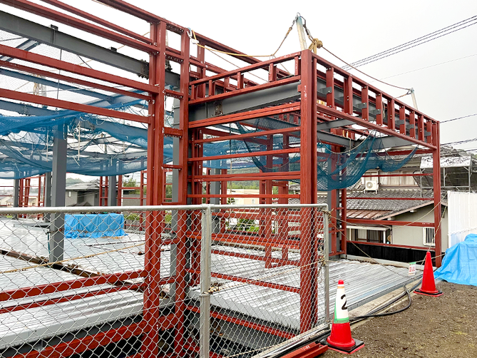 工場の鉄骨製作について