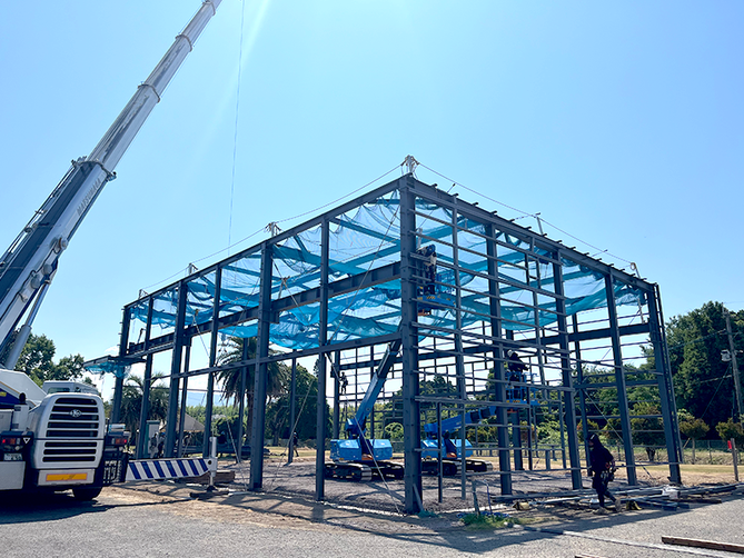 工場の鉄骨製作について