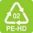 recycelbares PE-HD (Polyethylen)