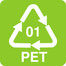 recycelbares PET (Polyester)