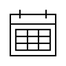 Icon depicting a calendar