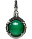 A treasure ball that prays at the sacred place Utaki in Okinawa  Green Onyx Power stone Pendant Necklace