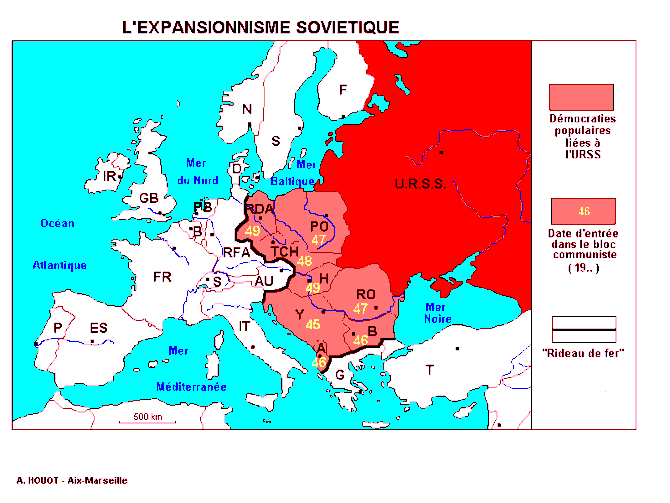 Carte De L Urss En 1945 | imvt