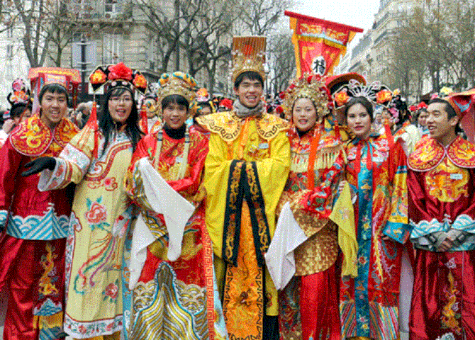 DEFILE ANNEE DU SINGE DE FEU . 2016