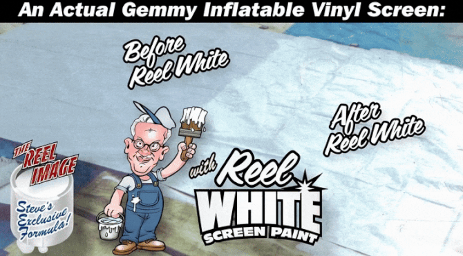Brighten Your Image with Reel White Screen Paint from The Reel Image!