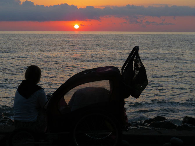 Toyota genießt auch den Abschieds-Sonnen-Untergang