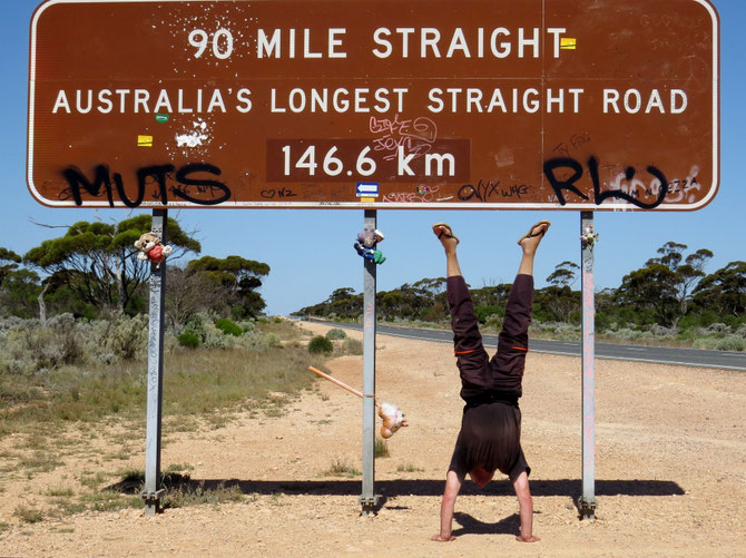 Schilderflut benutze ich gerne zu Pausen-Dehnübungen