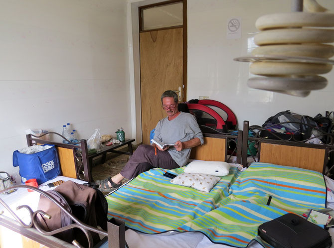 4 Bettzimmer - rechts oben im Bild, unser Tauchi