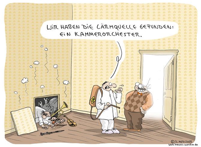 Cartoon "Kammerjäger"