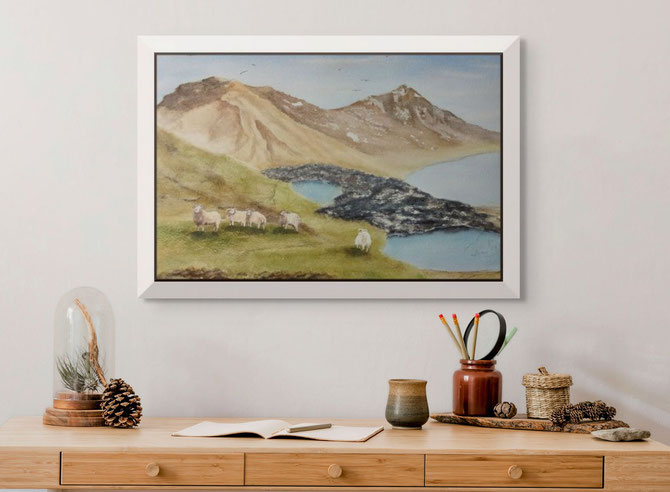 "Thórsmörk", size: 26x31cm