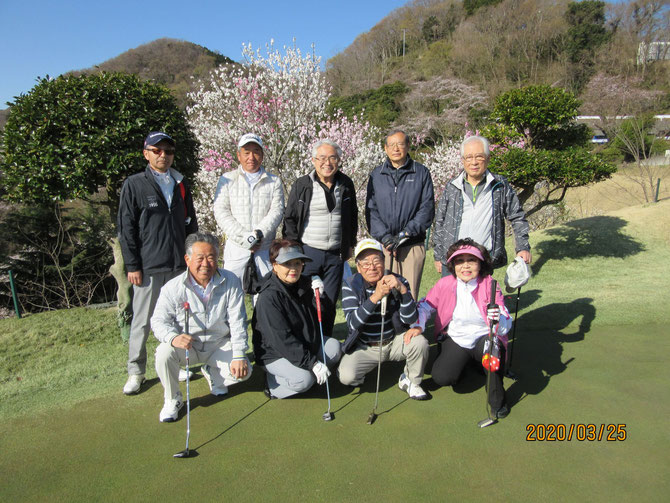 2020年3月25日第78回KSG会、伊勢原CC