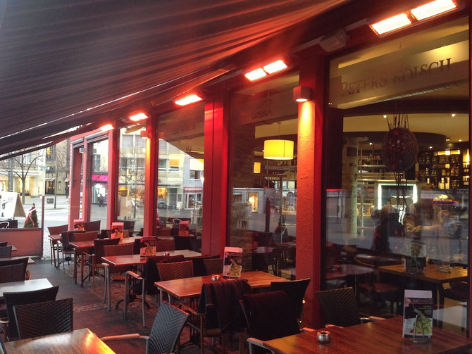 Gastronomie Terrassenstrahler - TANSUN Infrarot Heizstrahler