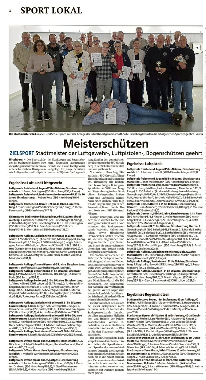 Soester Anzeiger vom 30.10.2024