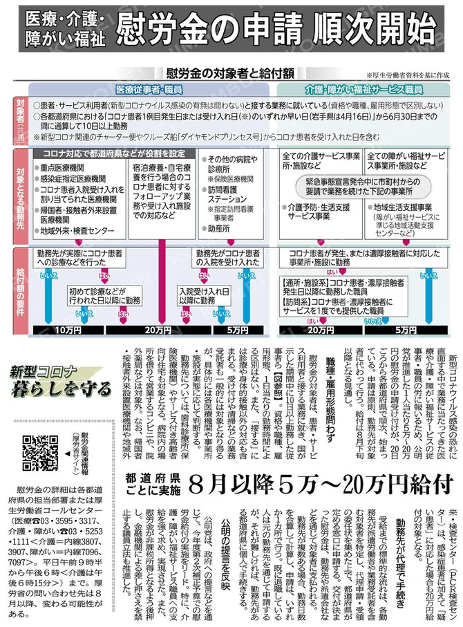 ７月25日付公明新聞より