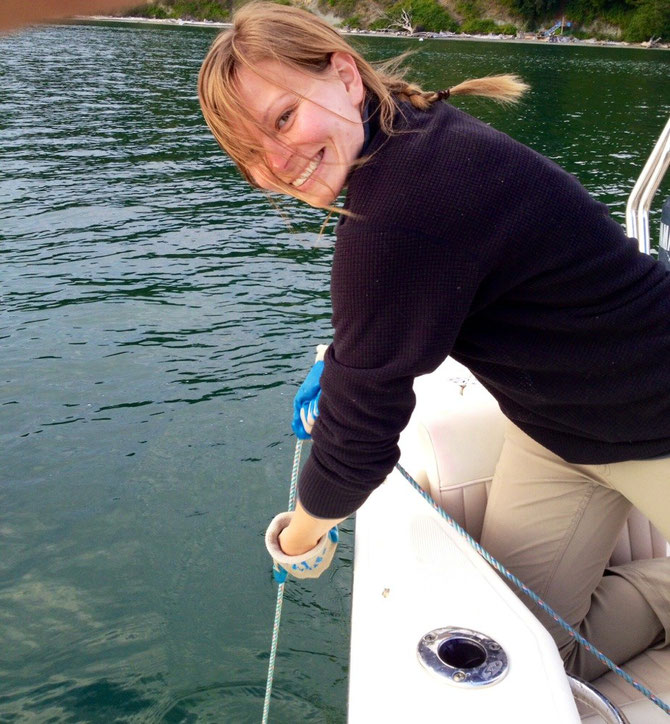 From the ocean...