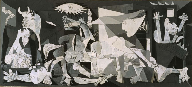 El Guernica, 1937, Pablo Picasso.