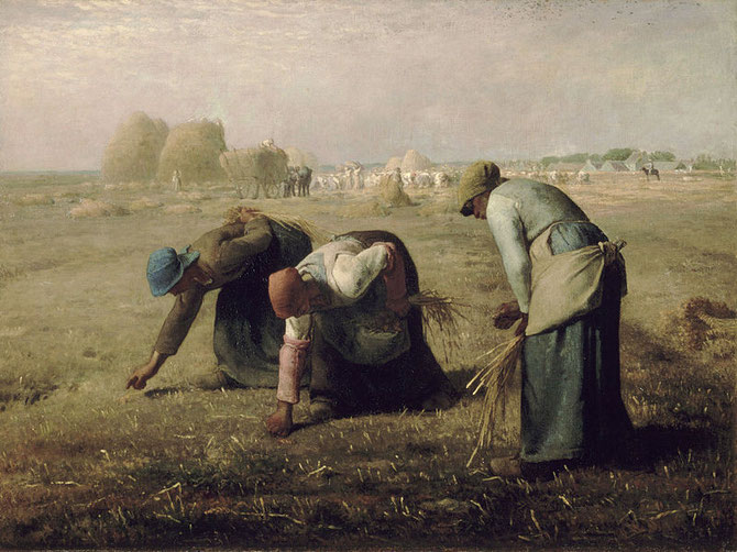 Las espigadoras, Millet 1857