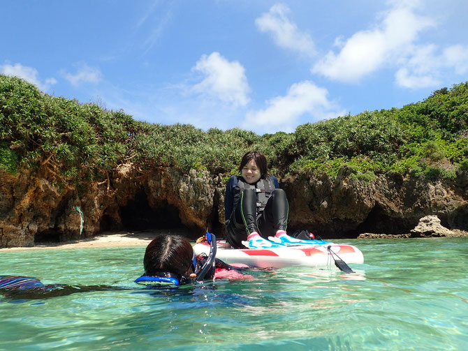 沖縄　宮古島　伊良部島　SUP　ツーリング　クマノミ　シュノーケル　シュノーケリング　ピクニック　伊良部島ガイドピクニック