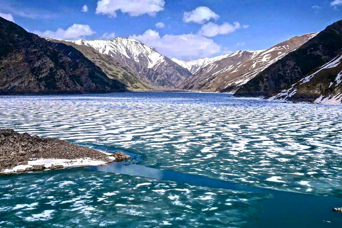 Lake,high in Southern Kyrgyzstan 